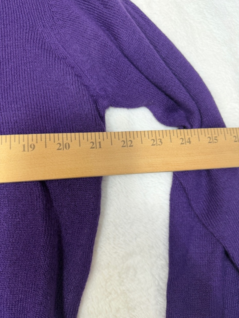 NWD Turtleneck Sweater Womens Size XL Purple Knit Quiet Luxury Career - Picture 3 of 9